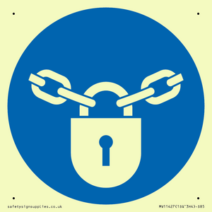 Mandatory: Keep locked